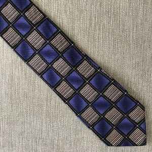 Mulberry Ziggurat 100% Silk Tie Necktie